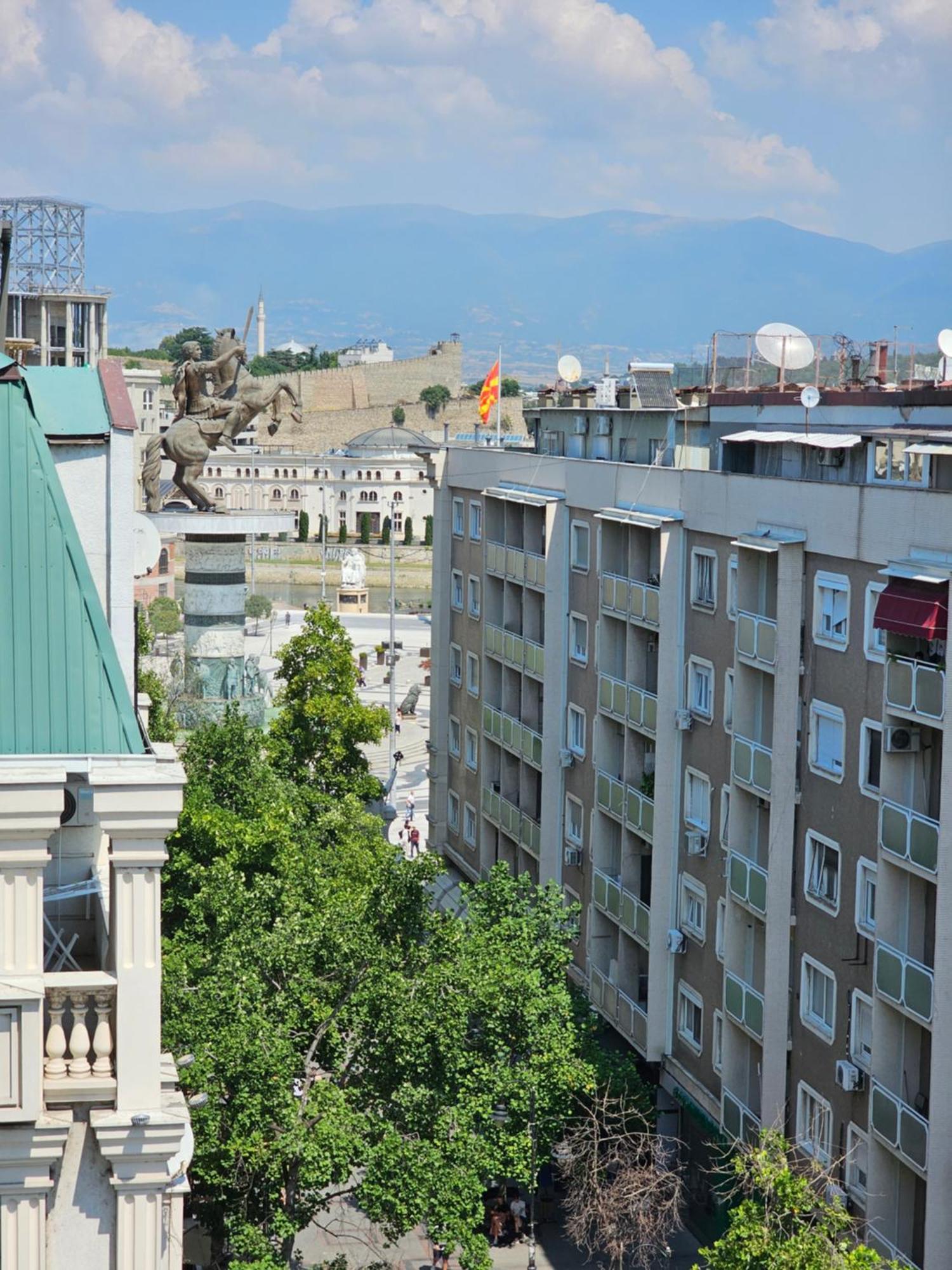 Fantazy Apartment Main Square สโกเปีย ภายนอก รูปภาพ